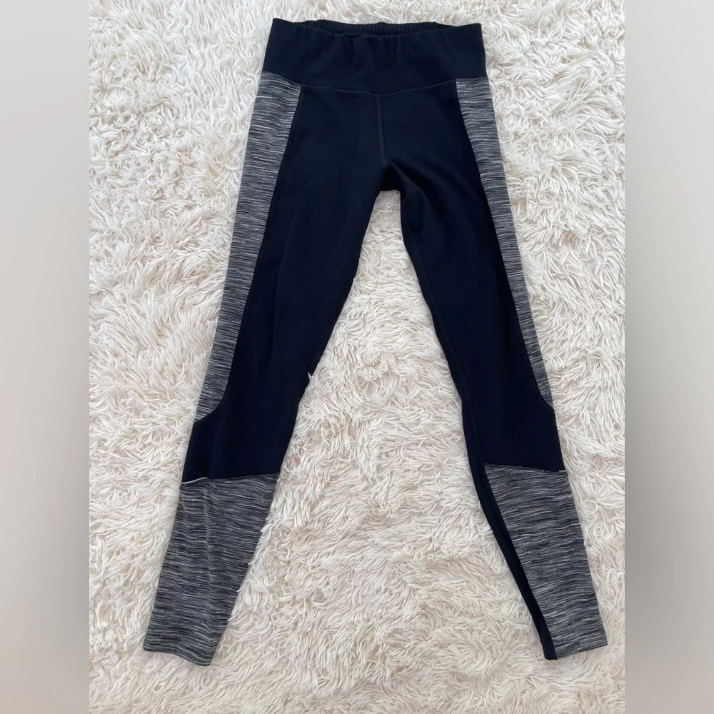 Sweaty Betty Trail Tights leggings mid rise black back pocket size XS